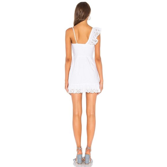 Revolve Lovers + Friends Kate White Eyelet Dress - Picture 8 of 8